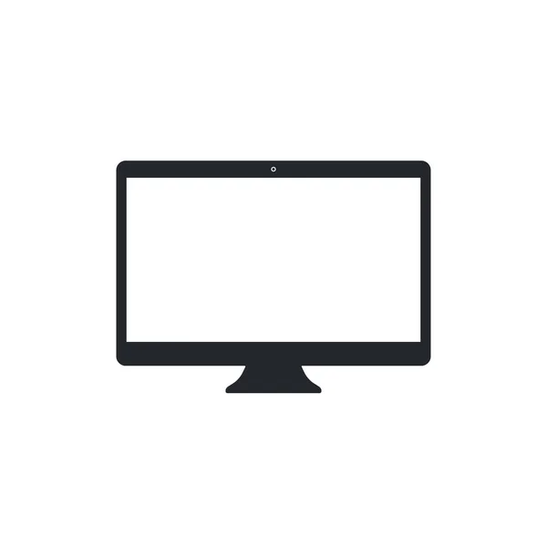 Modello di pc desktop semplice — Vettoriale Stock