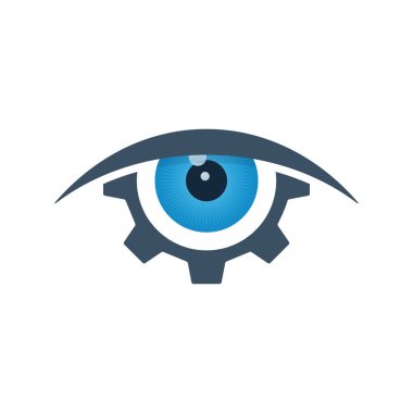 Dişli şekilli yaratıcı vizyon simgesi