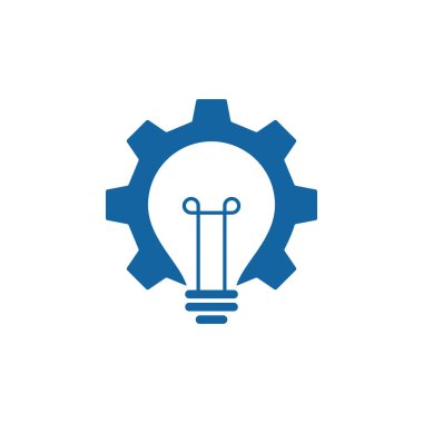 Bulb icon in gear shape