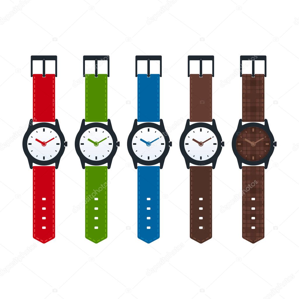 Watches vector collection
