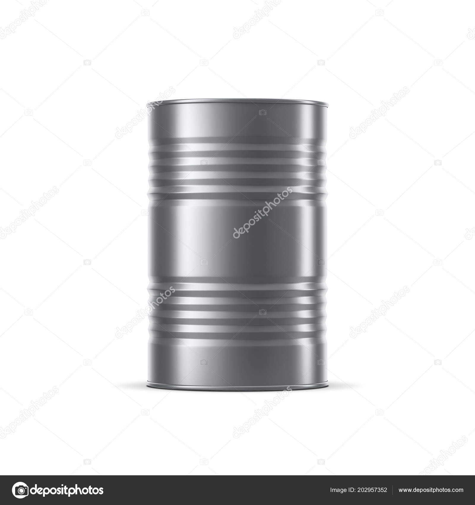black tin can