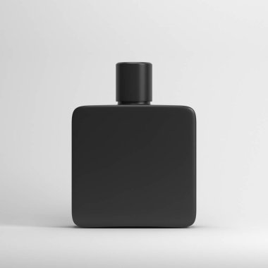 siyah şişe 3d render 