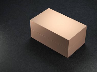 arkaplanda karton kutu modeli, 3d oluşturma