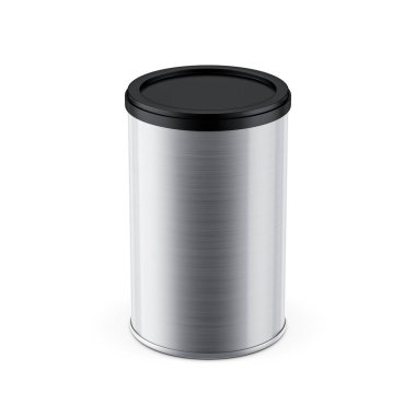 Metalik Teneke Kutu Mockup, 3 boyutlu biçimlendirme
