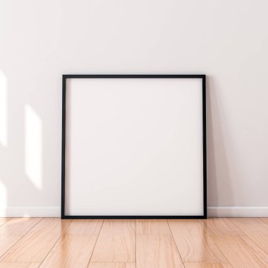 Modern iç mekanda boş çerçeve modellemesi, 3 boyutlu biçimlendirme