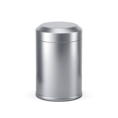 Metalik Teneke Kutu Mockup, 3 boyutlu biçimlendirme