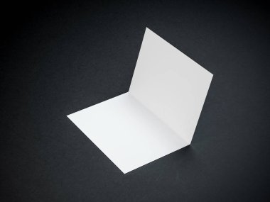 Uçan Boş Broşür Mockup, 3D oluşturma