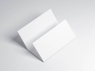 Uçan Boş Broşür Mockup, 3D oluşturma