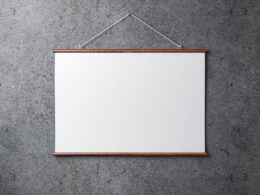 Modern iç mekanda boş çerçeve modellemesi, 3 boyutlu biçimlendirme