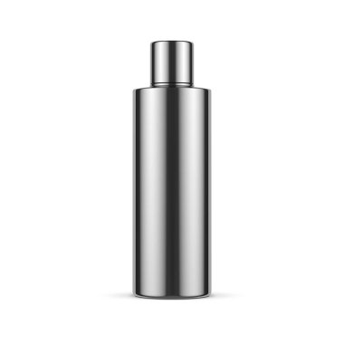 Kozmetik ürünleri için silindirik kavanoz modeli, kapaklı, 3D görüntüleme