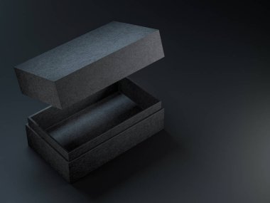 Arkaplanda kara kutu modeli, 3d