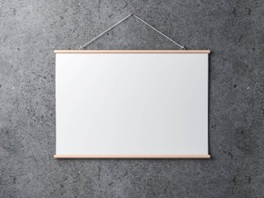 Modern iç mekanda boş çerçeve modellemesi, 3 boyutlu biçimlendirme