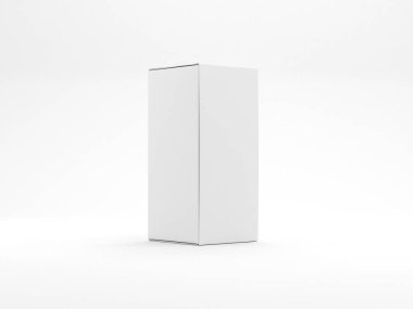 Beyaz arkaplan üzerine boş kitap.