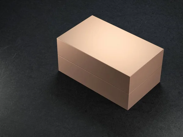 Cardboard Box Mockup Background Rendering — Stock Photo, Image