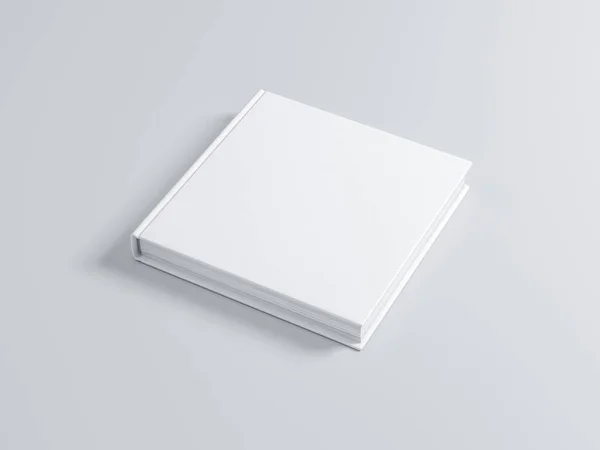 ブックモデルモックアップ3Dレンダリングのクローズアップビュー — ストック写真