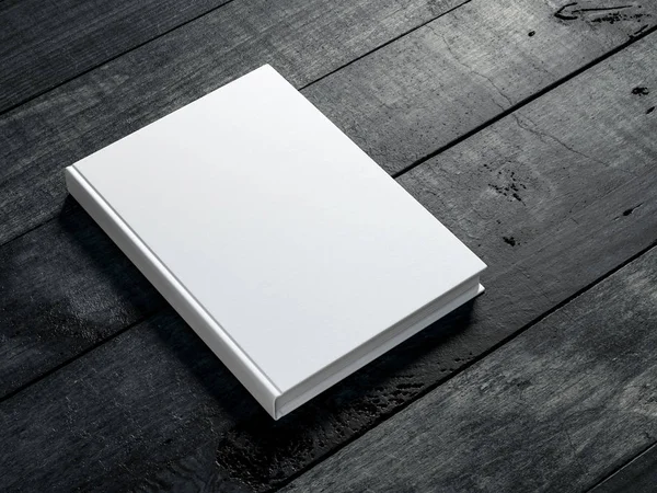 Arkaplanda beyaz kitap modeli, 3D görüntüleme