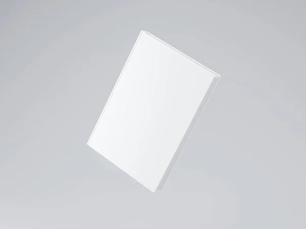 White Book Mockup Background Rendering — Stock Photo, Image