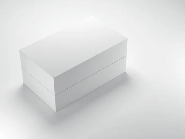 Arkaplanda Karton Kutu Modeli Oluşturma — Stok fotoğraf