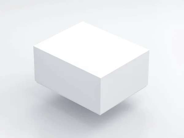 Closeup View Box Mockup Packaging Background Rendering — Stock Photo, Image