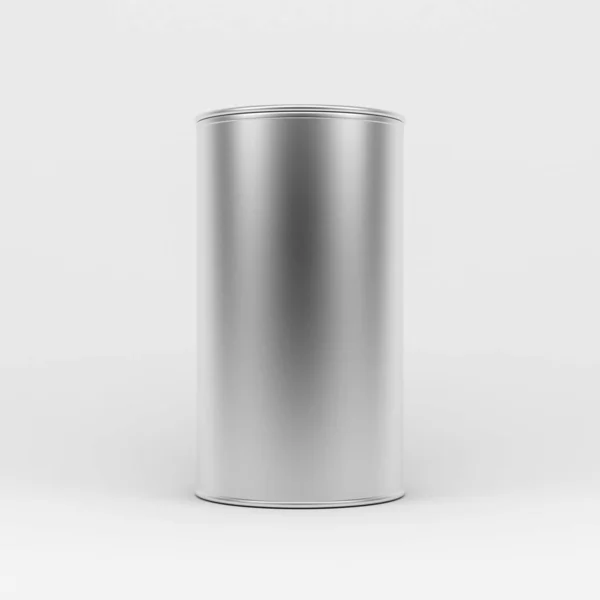 Close Zicht Van Tin Can Rendering — Stockfoto