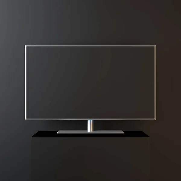 Computer Screen Black Background Rendering — Stock Photo, Image