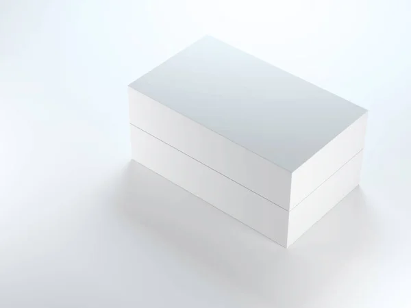 Cardboard Box Mockup Background Rendering — Stock Photo, Image