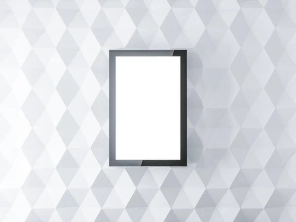 Lightbox Mockup Czystym Ekranem Model — Zdjęcie stockowe