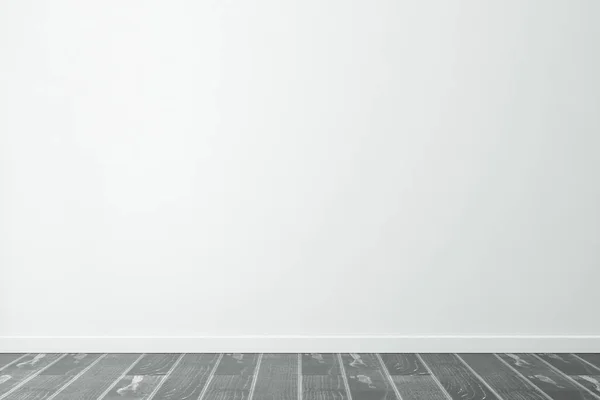 White Empty Room Wall Mockup Rendering — Stock Photo, Image