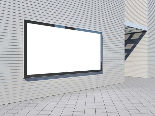 Lightbox Mockup with blank screen, 3d model