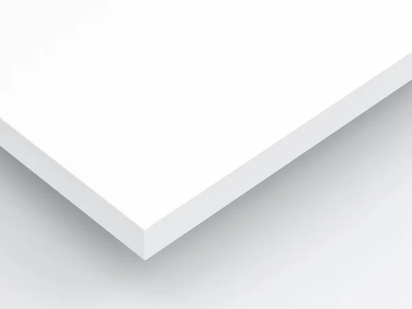 Blank Book Box White Background — Zdjęcie stockowe