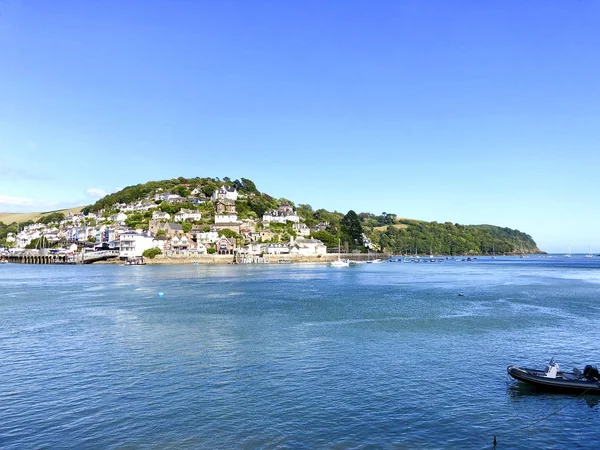 Panorama Bayard Cove Pilgrim Father Called Sailing America Looking River — Stock Photo, Image