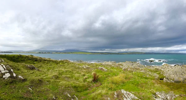 Michael Isle Isle Man Looking Ronaldsway Airport Derbyhaven Ballasalla — стоковое фото