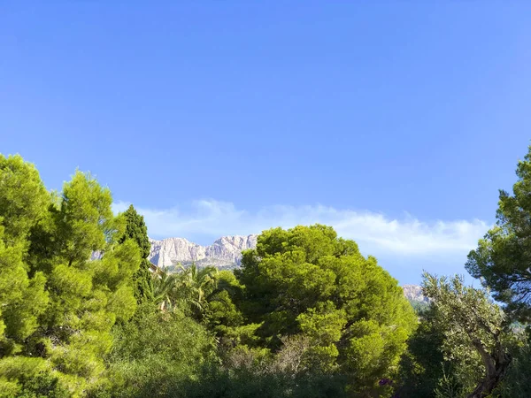 Όμορφα Βουνά Της Bernia Στην Altea Costa Blanca Στη Νότια — Φωτογραφία Αρχείου