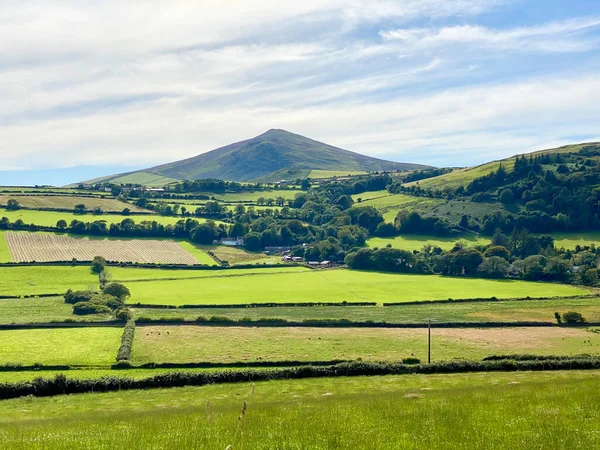 Berg Och Ängar Runt Maughold Isle Man Brittiska Öarna — Stockfoto