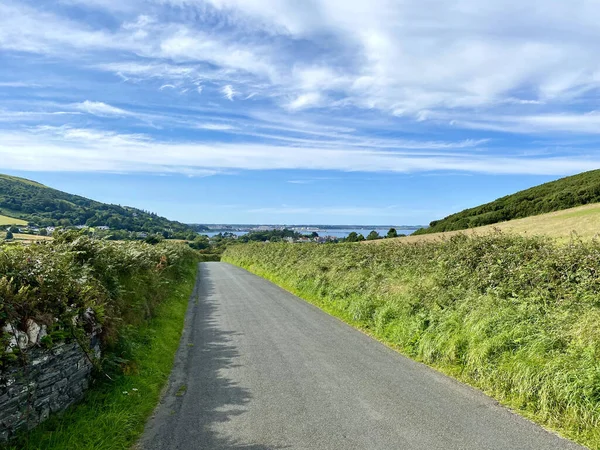 Väg Från Maughold Till Kuststaden Ramsey Isle Man — Stockfoto
