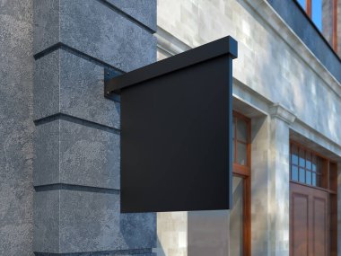 Metin için alanı olan boş reklam panosu