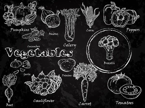 El yapımı sebzeler..