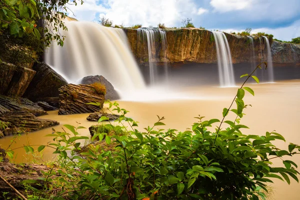 Vista Panorâmica Das Cachoeiras Dray Nur Localizadas Província Dak Lak — Fotografia de Stock