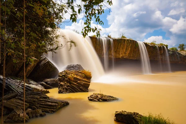Vista Panorâmica Das Cachoeiras Dray Nur Localizadas Província Dak Lak — Fotografia de Stock