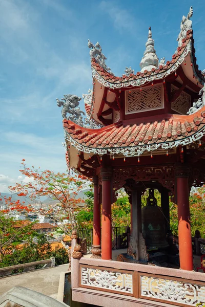 Giant Prayer Bell Grounds Long Son Pagoda Nha Trang Vietnam Stock Picture