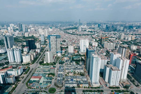 Hanoi Stadsutsikt Från Histaste Byggnaderna Staden Hanoi Vietnam — Stockfoto