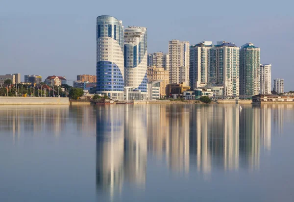 Krasnodar, Kuban Nehri ev yansıma Temmuz 2018 su