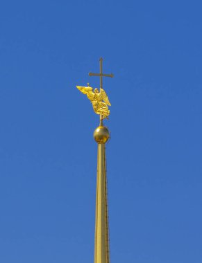 Saint Petersburg Peter ve Paul fortress, çan kulesi Altın melek Spire