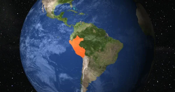 Earth Country Zoom in Peru.