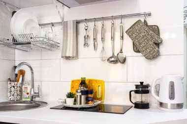 Modern stil mutfak iç tasarımı