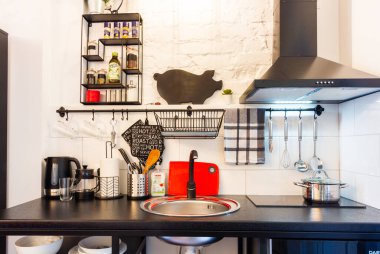 Modern stil mutfak iç tasarımı