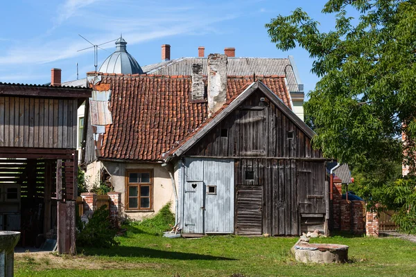 Vecchia Casa Campagna Negli Stati Baltici — Foto Stock