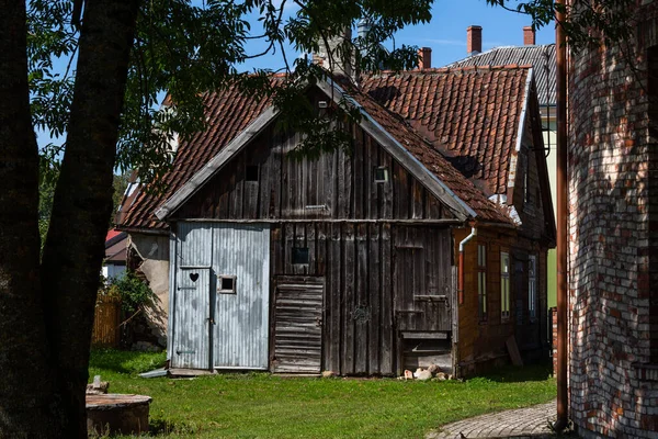 Ancienne Maison Campagne Dans Les États Baltes — Photo