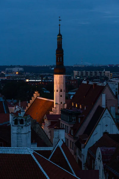 Tallinn Bei Nacht — Stockfoto