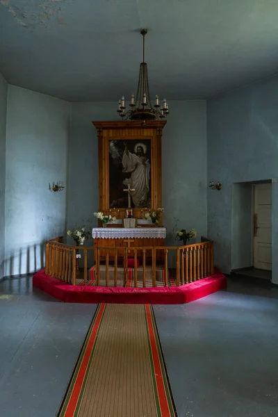 Внутрішня Частина Лютеранської Церкви Балтійських Державах — стокове фото